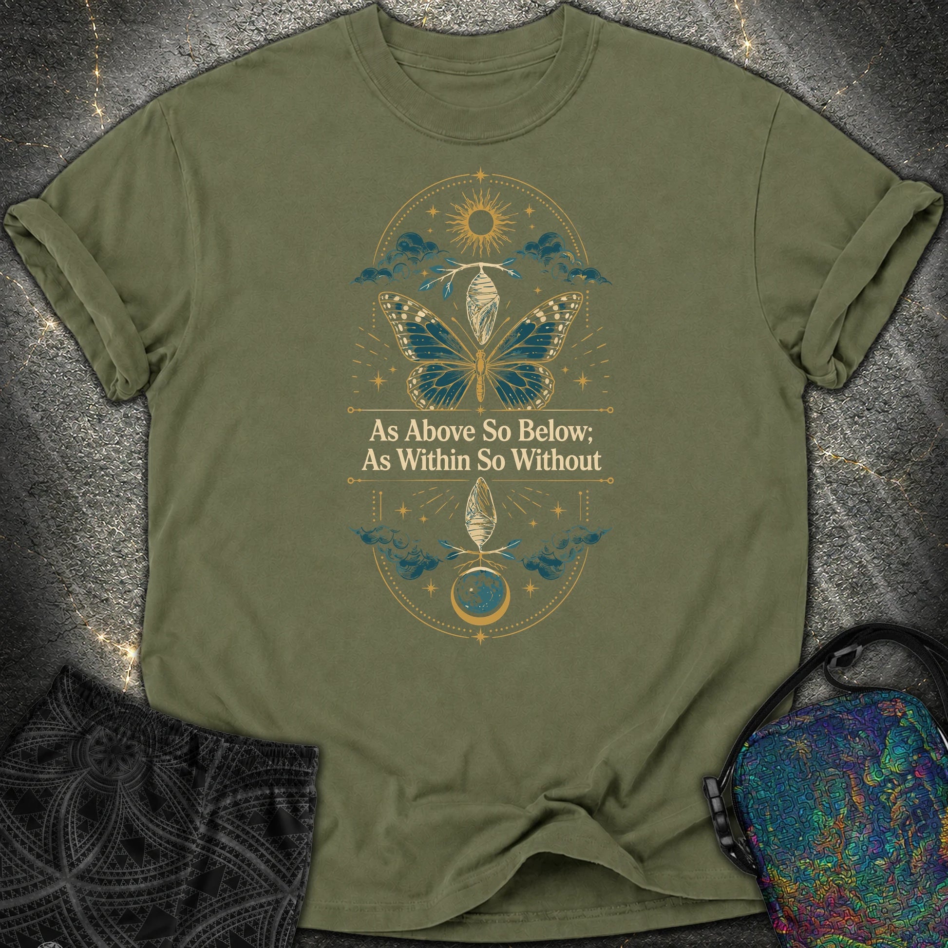 As Above So Below Transformation - As Above So Below Transformation Comfort T-Shirt - Hemp