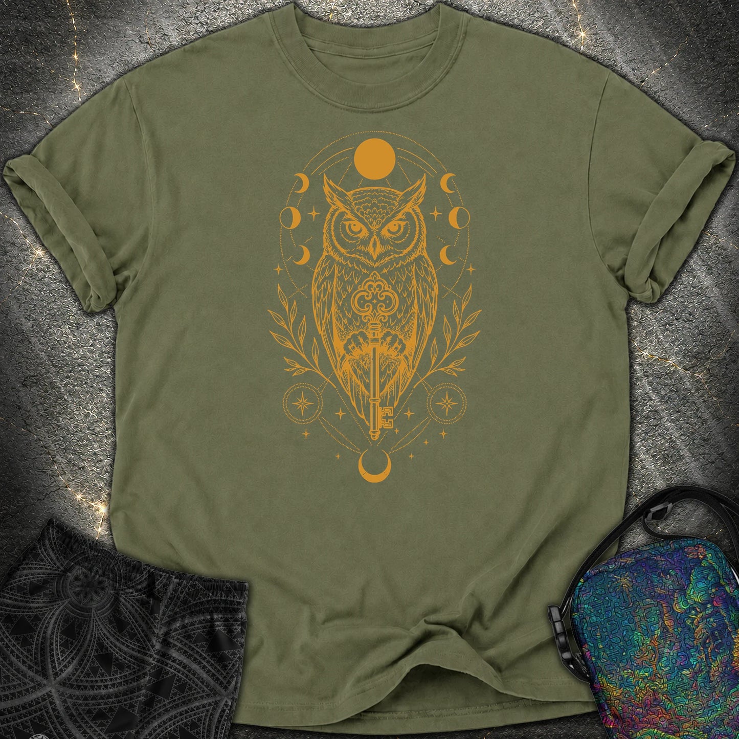 Owl Wisdom Key - Owl Wisdom Key Comfort T-Shirt - Hemp