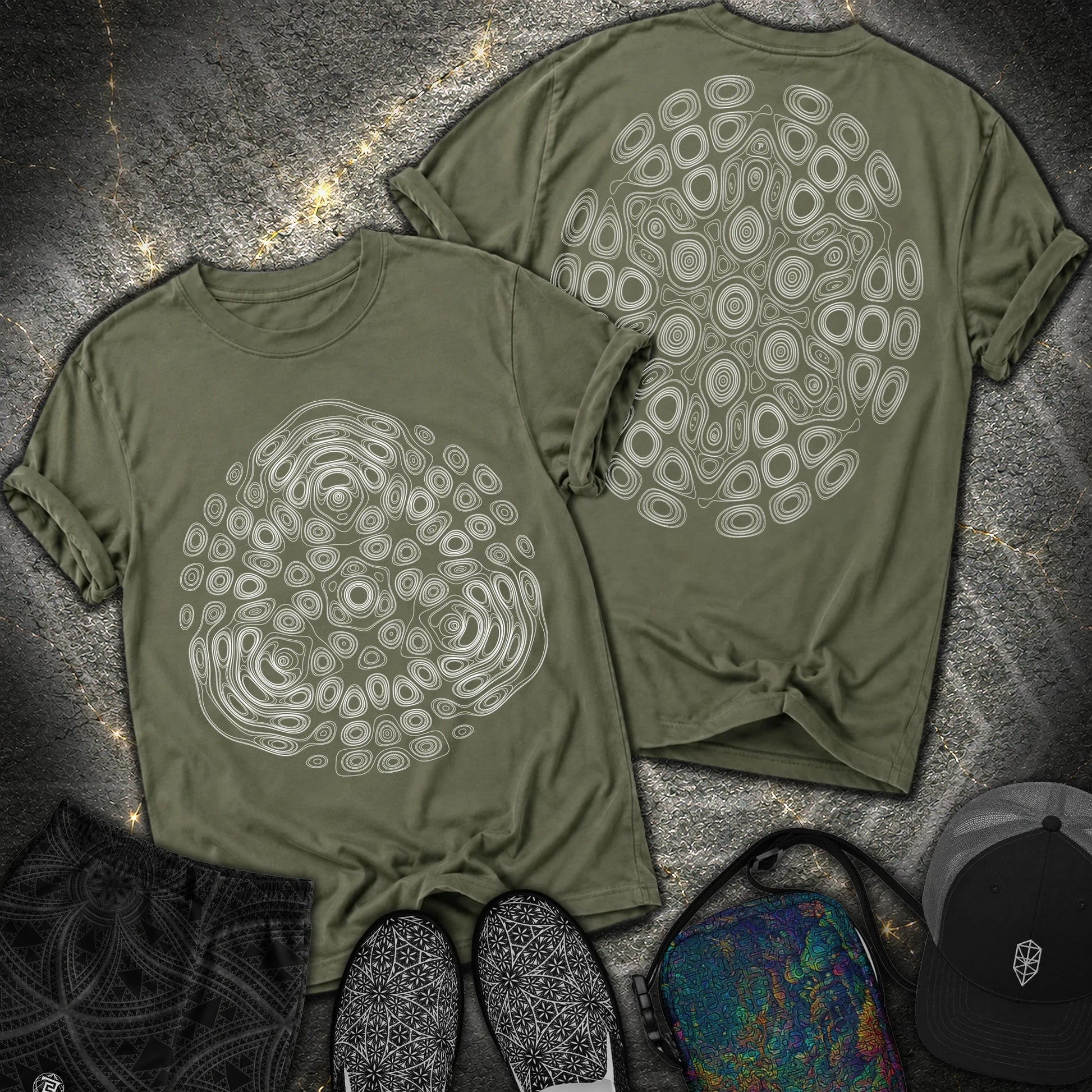 The Observers From Beyond 2 Sided T-Shirt - The Observers From Beyond 2 Sided Comfort T-Shirt - Hemp