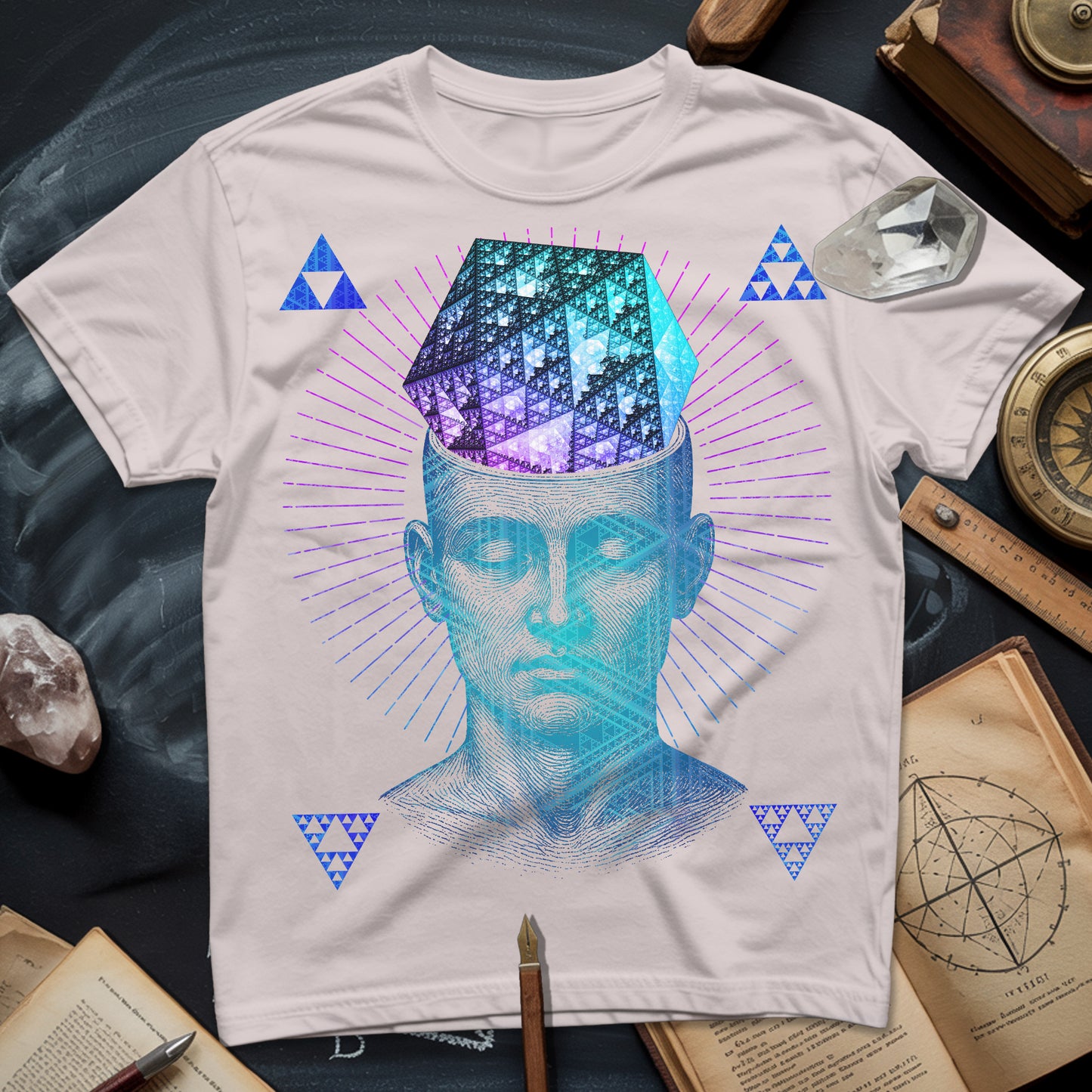 The Mathematitian Fractal Mind T-Shirt