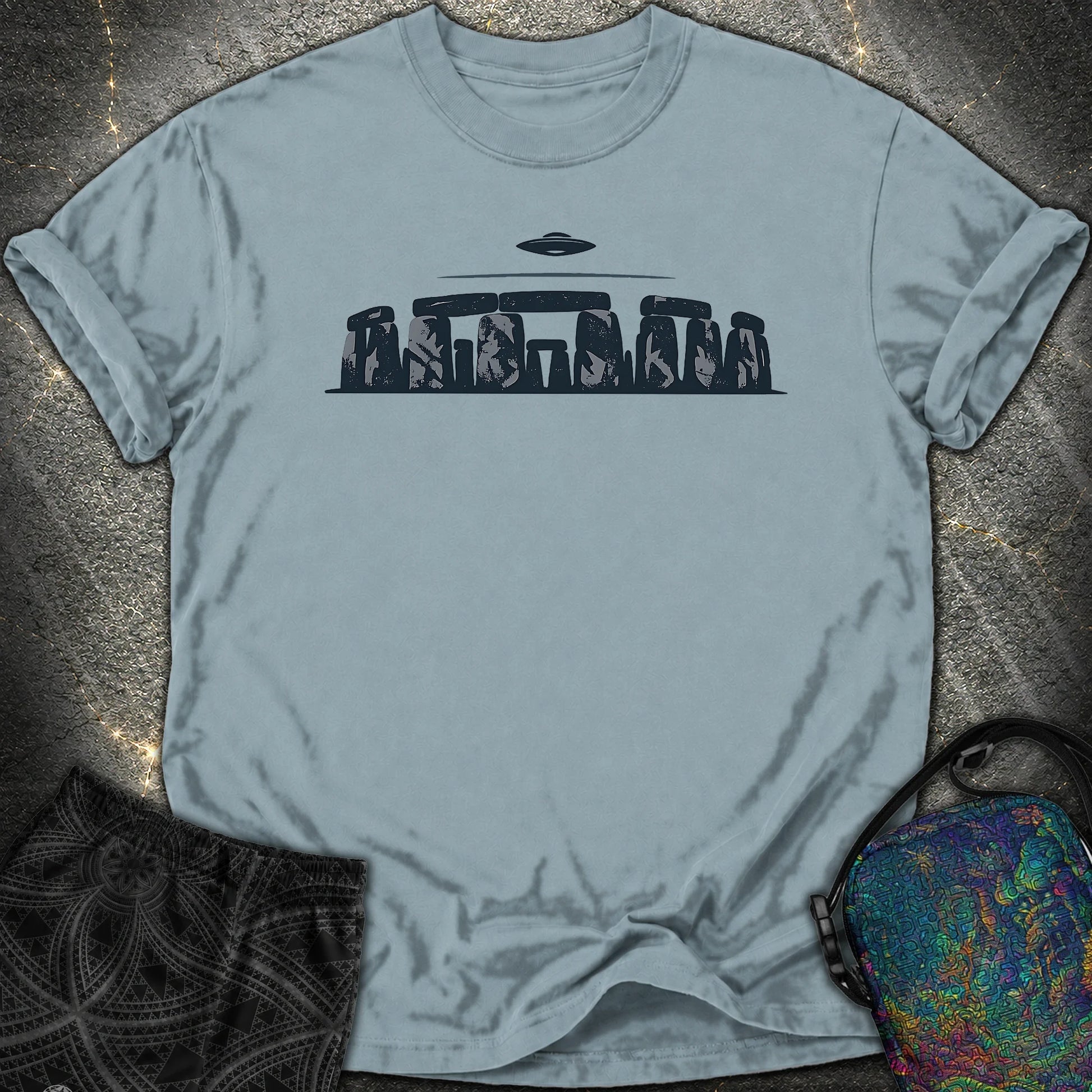 Kamienny Krąg I UFO - Kamienny Krąg I UFO Comfort T-Shirt - Ice Blue