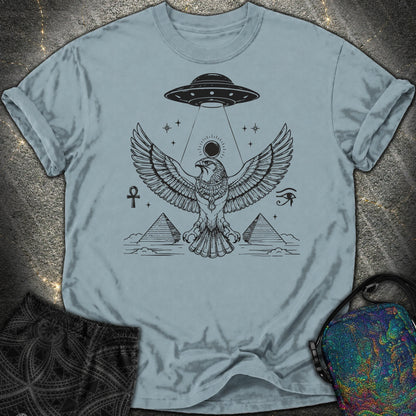 Shadow Falcon Under Alien Light - Shadow Falcon Under Alien Light Comfort T-Shirt - Ice Blue