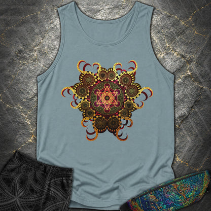 Organic Metatron - Organic Metatron Tank Top - Ice Blue