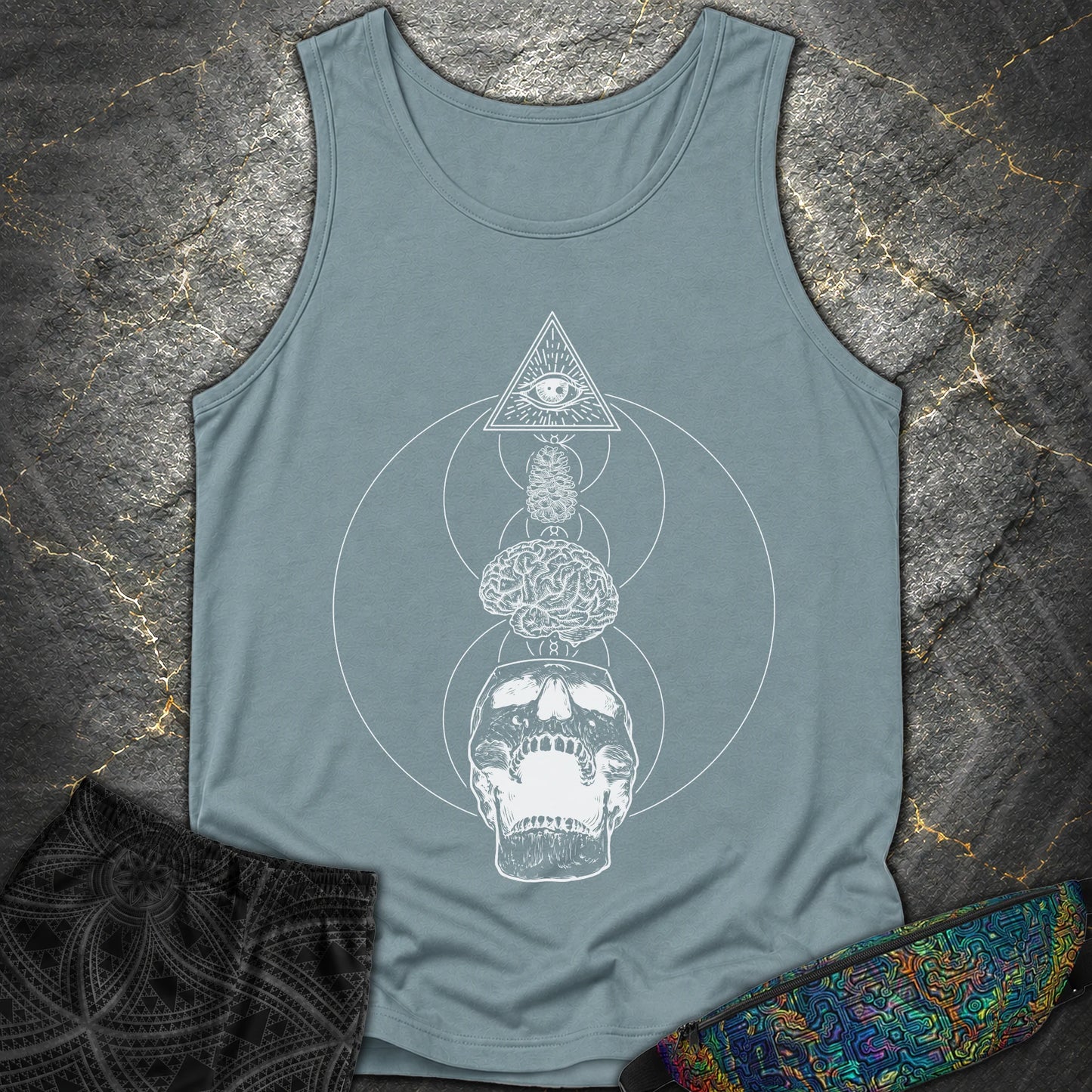 Tools Of The Trade T-Shirt - Tools Of The Trade Comfort Tank Top - Ice Blue