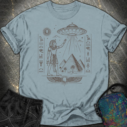 Pharaoh Beneath the Star Vessel - Pharaoh Beneath the Star Vessel Comfort T-Shirt - Ice Blue