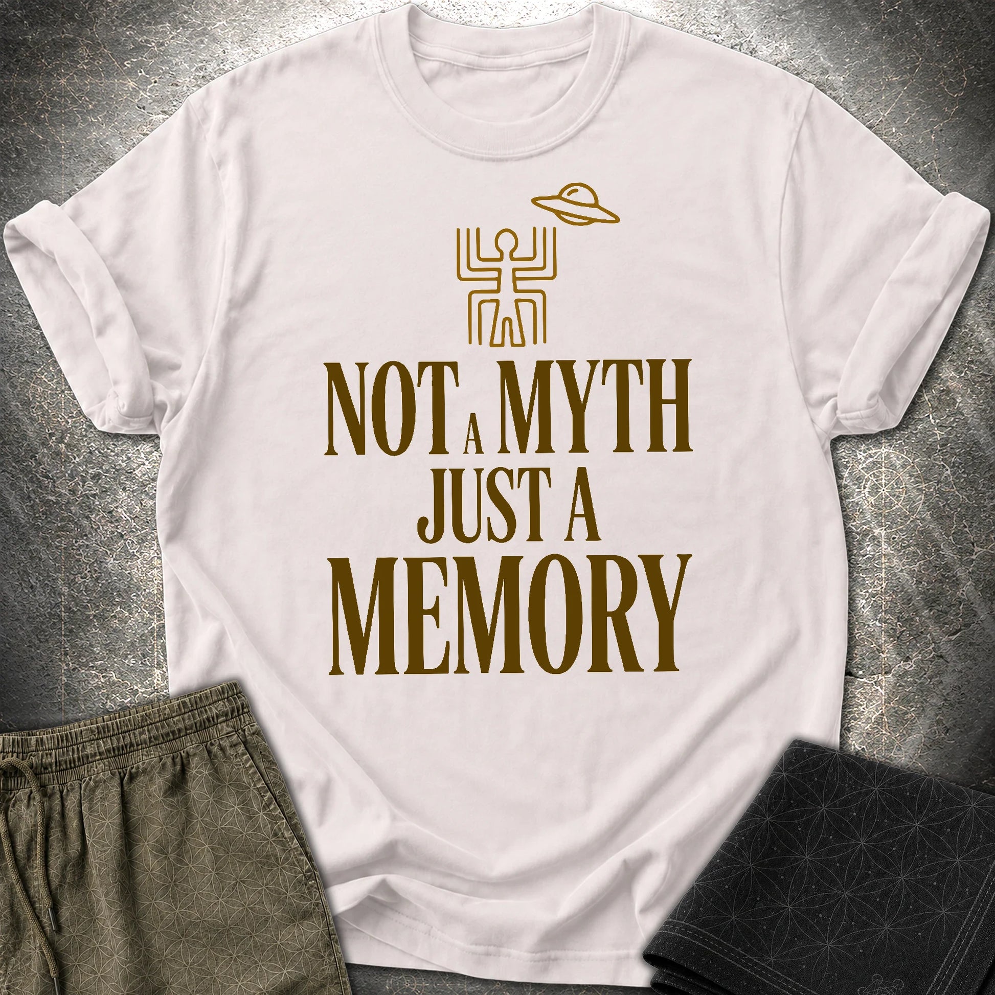 Not A Myth Ciemne - Not A Myth Ciemne T-Shirt - Ice Grey