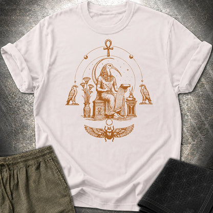 Ibis Scribe Beneath the Moon - Ibis Scribe Beneath the Moon T-Shirt - Ice Grey