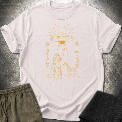 Pharaoh Reaching for the Sky Vessel - Pharaoh Reaching for the Sky Vessel T-Shirt - Ice Grey