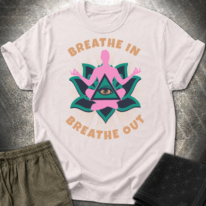 Breathe In Breathe Out T-Shirt - Breathe In Breathe Out T-Shirt - Ice Grey