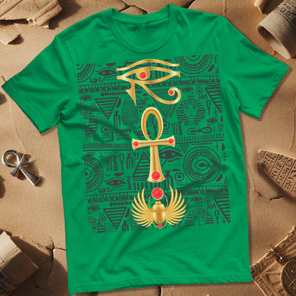 Horus Ankh Scarab Egypt T-Shirt