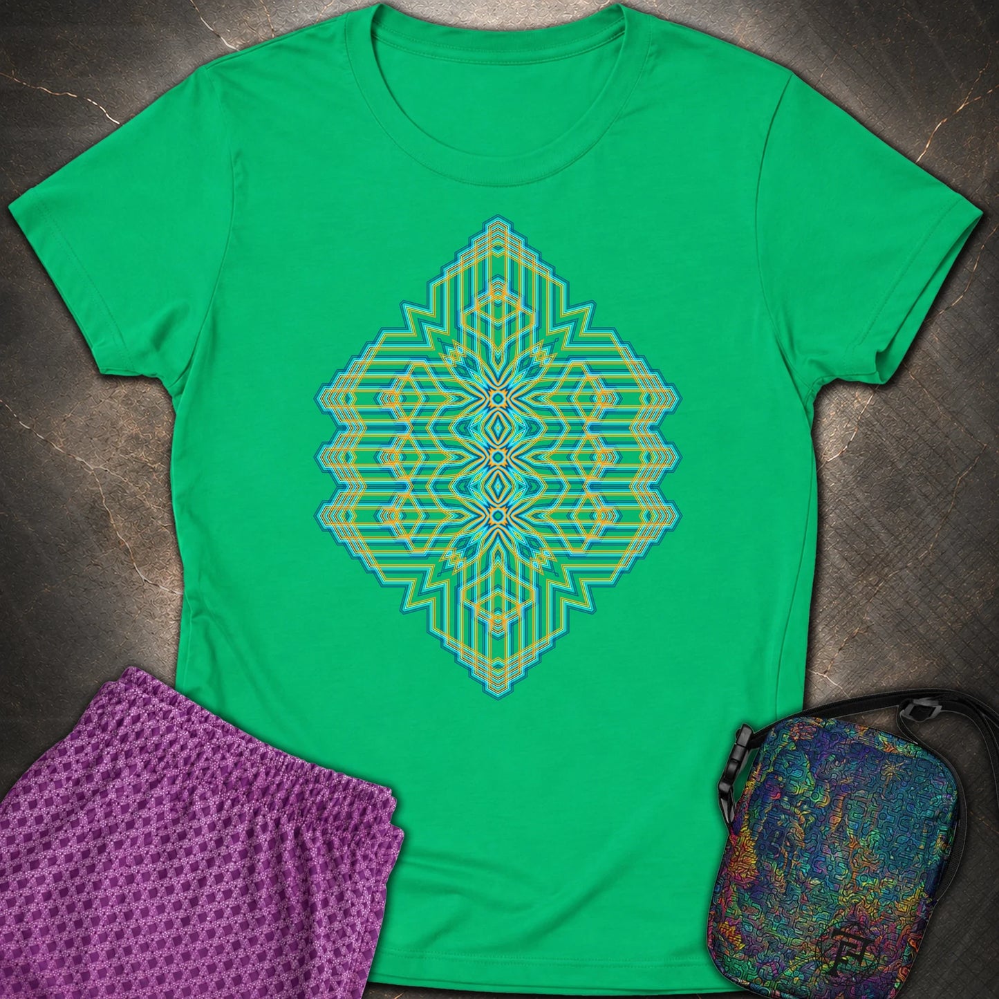 Triune Signal Temple - Triune Signal Temple Womens T-Shirt - Irish Green