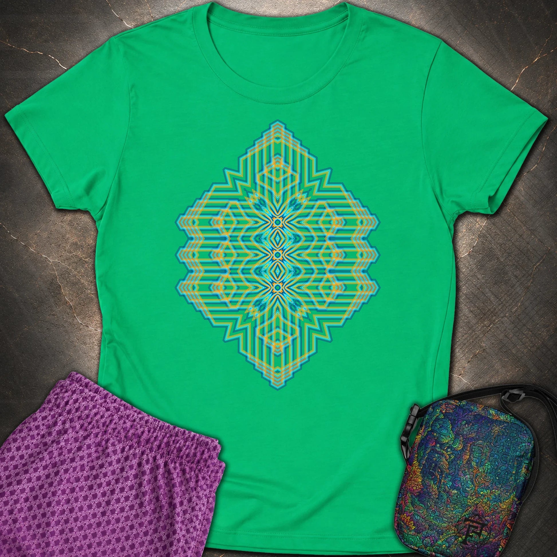 Triune Signal Temple - Triune Signal Temple Womens T-Shirt - Irish Green