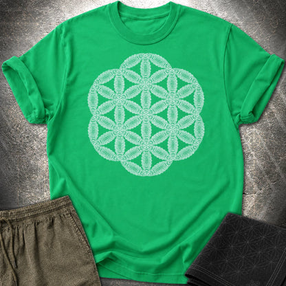 Organic Seed Of Life T-Shirt - Organic Seed Of Life T-Shirt - Irish Green