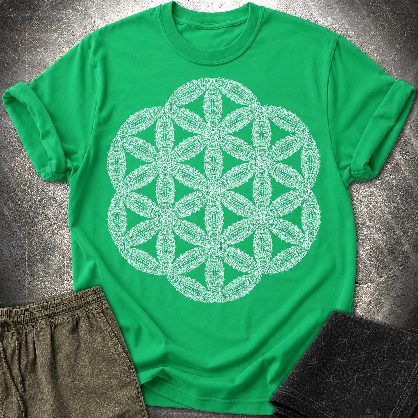 Organic Seed Of Life T-Shirt - Organic Seed Of Life T-Shirt - Irish Green