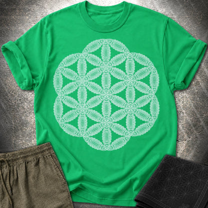 Organic Seed Of Life T-Shirt - Organic Seed Of Life T-Shirt - Irish Green