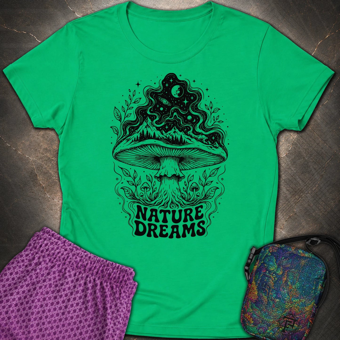 Nature Dreams - Nature Dreams Womens T-Shirt - Irish Green