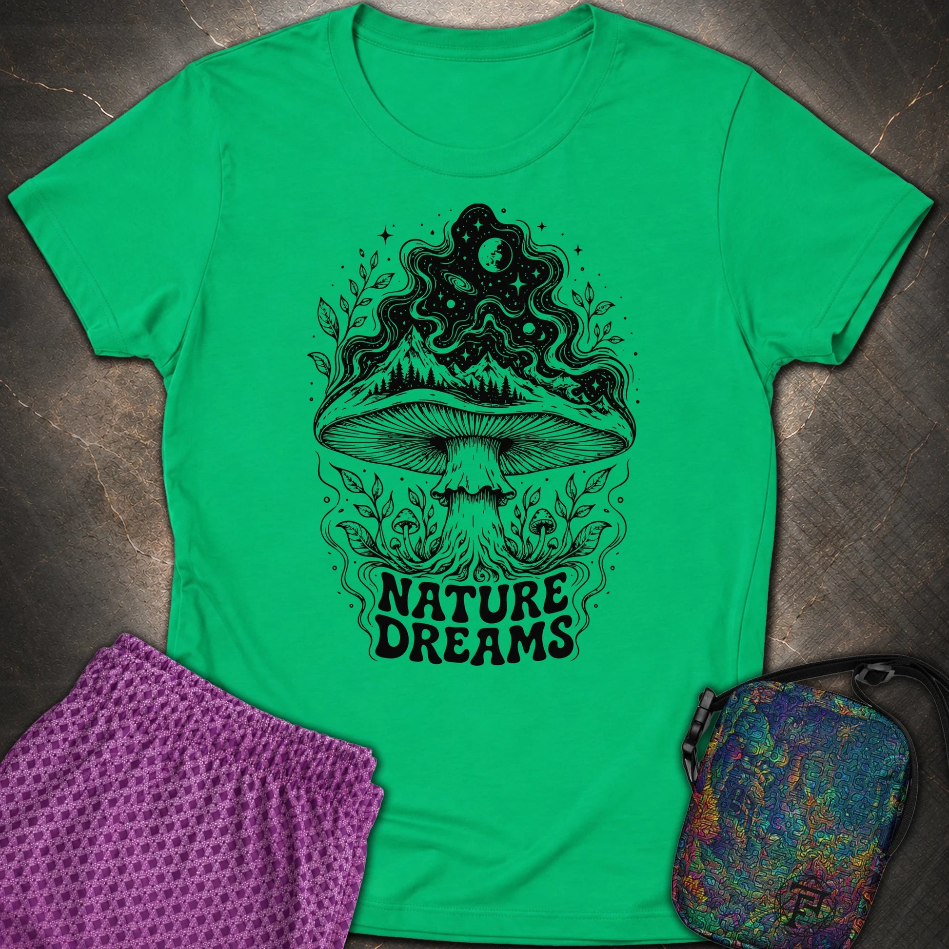 Nature Dreams - Nature Dreams Womens T-Shirt - Irish Green