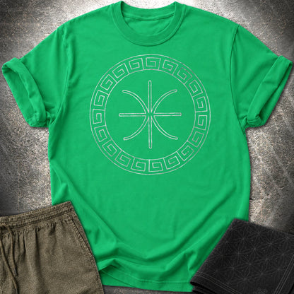 Delphic Epsilon Greek T-Shirt - Delphic Epsilon Greek T-Shirt - Irish Green