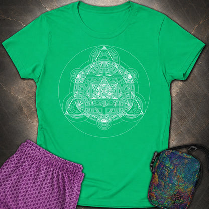 Sacred Mosaic T-Shirt - Sacred Mosaic Womens T-Shirt - Irish Green