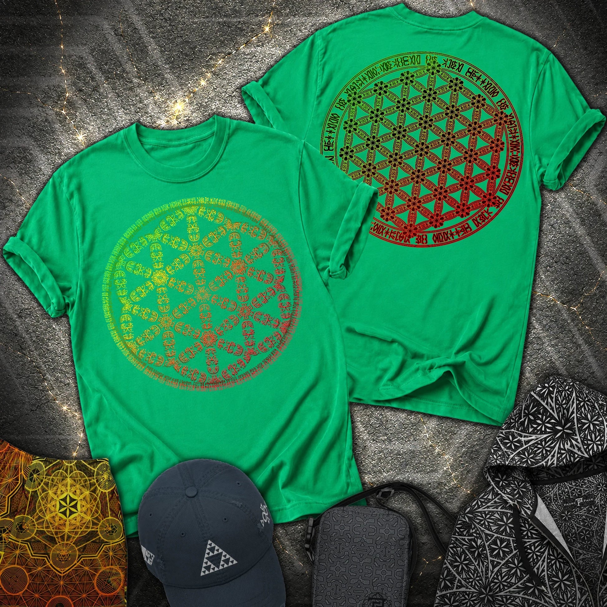 Seed and Flower 2 Sided T-Shirt - Seed and Flower 2 Sided T-Shirt - Irish Green