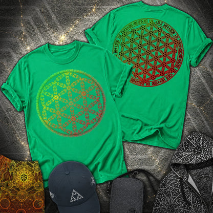 Seed and Flower 2 Sided T-Shirt - Seed and Flower 2 Sided T-Shirt - Irish Green