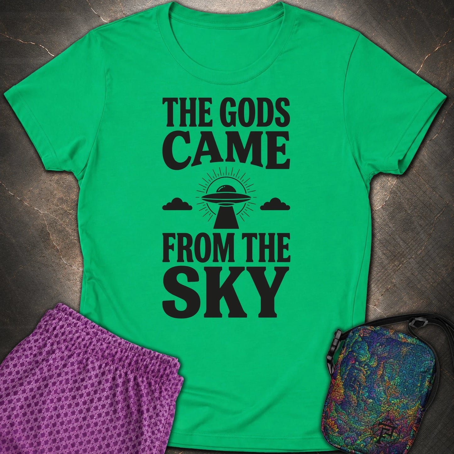 The Gods Come Ciemne - The Gods Come Ciemne Womens T-Shirt - Irish Green