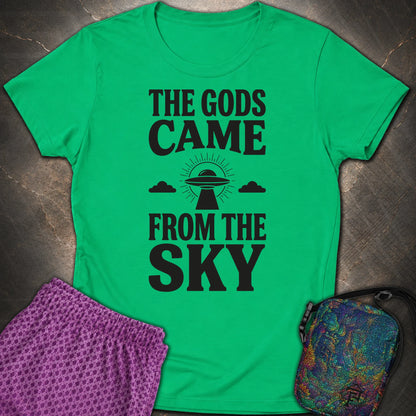 The Gods Come Ciemne - The Gods Come Ciemne Womens T-Shirt - Irish Green