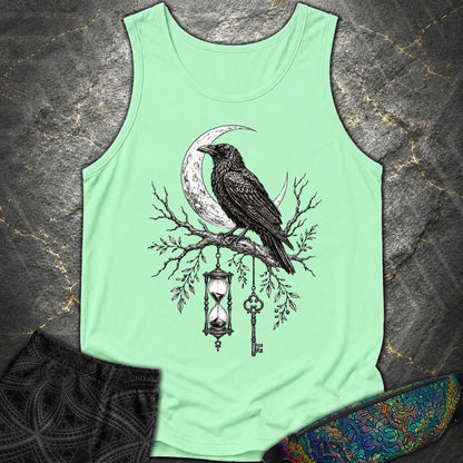 Crow Hourglass Key - Crow Hourglass Key Comfort Tank Top - Island Reef