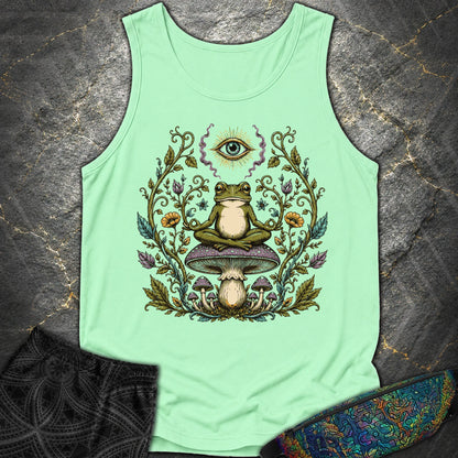 enlightened Frog - enlightened Frog Comfort Tank Top - Island Reef