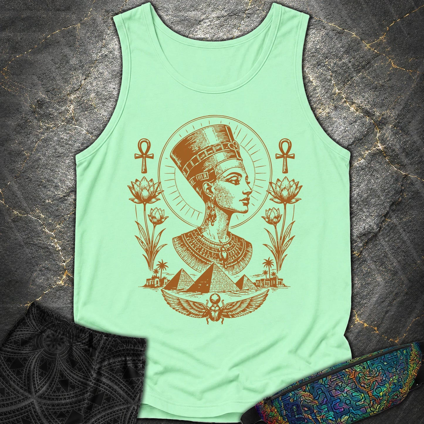 Royal Queen of the Nile - Royal Queen of the Nile Comfort Tank Top - Island Reef