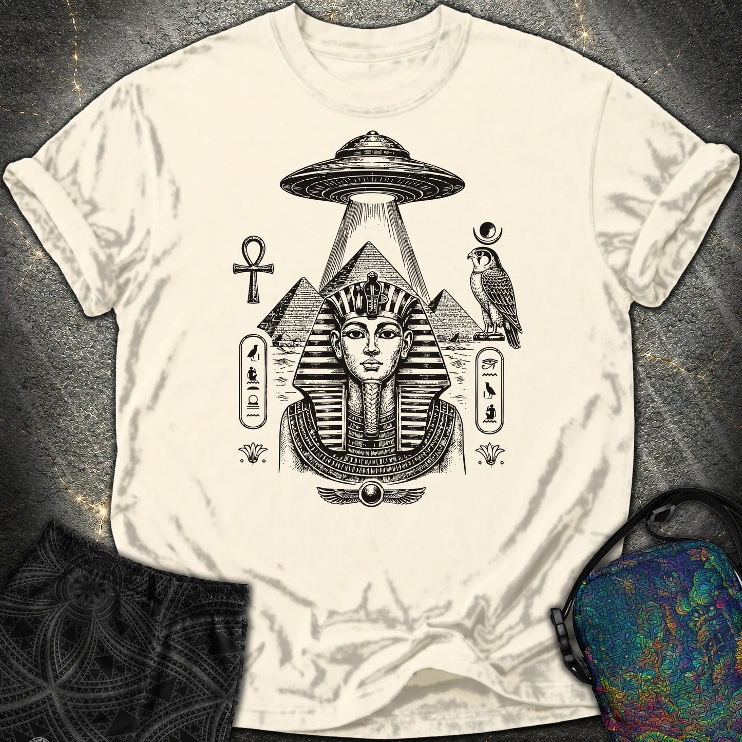 Pharaoh Under the Alien Light - Pharaoh Under the Alien Light Comfort T-Shirt - Ivory