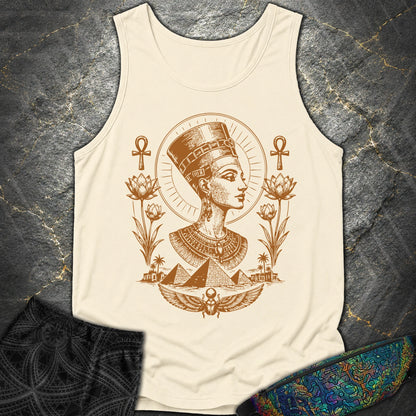 Royal Queen of the Nile - Royal Queen of the Nile Comfort Tank Top - Ivory