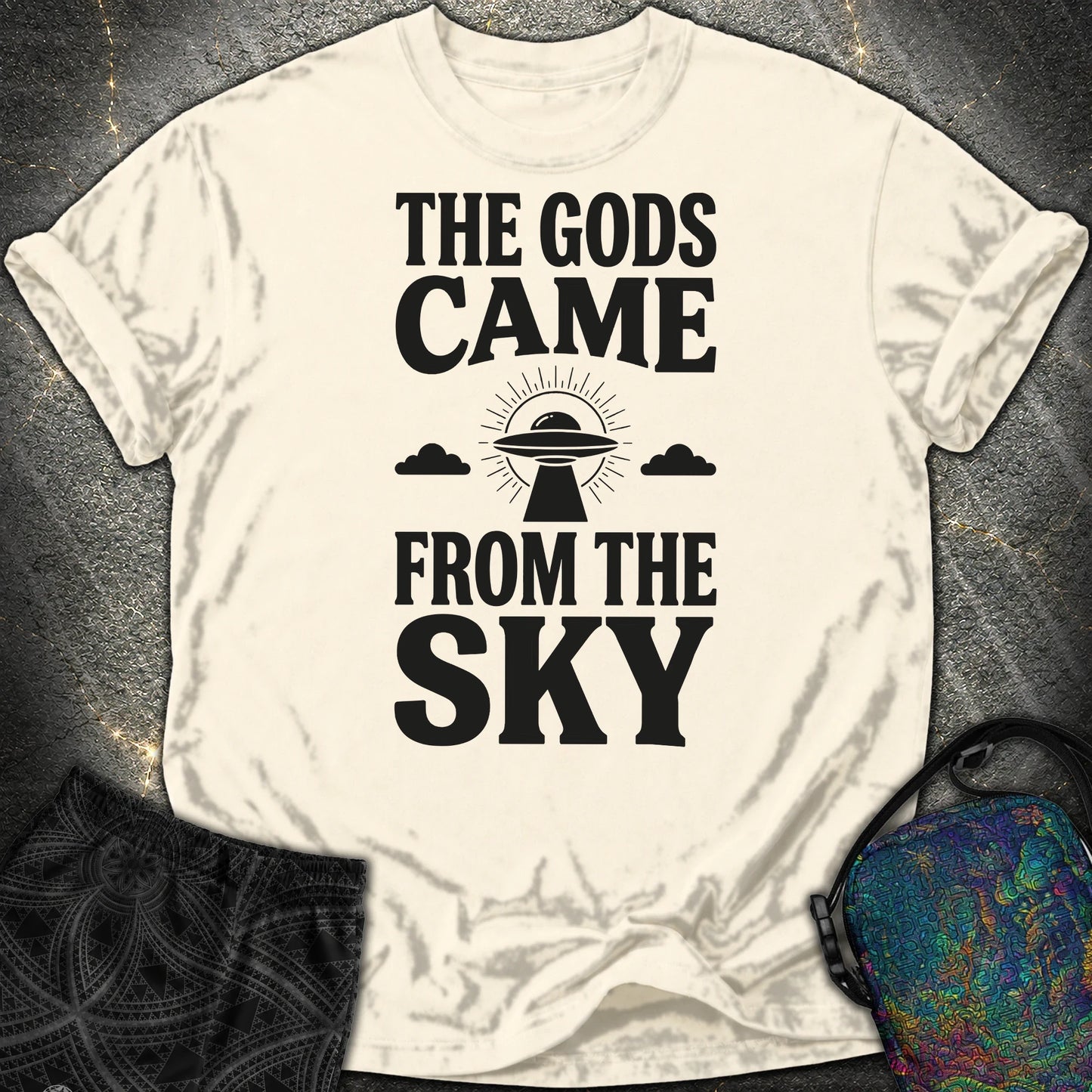 The Gods Come Ciemne - The Gods Come Ciemne Comfort T-Shirt - Ivory