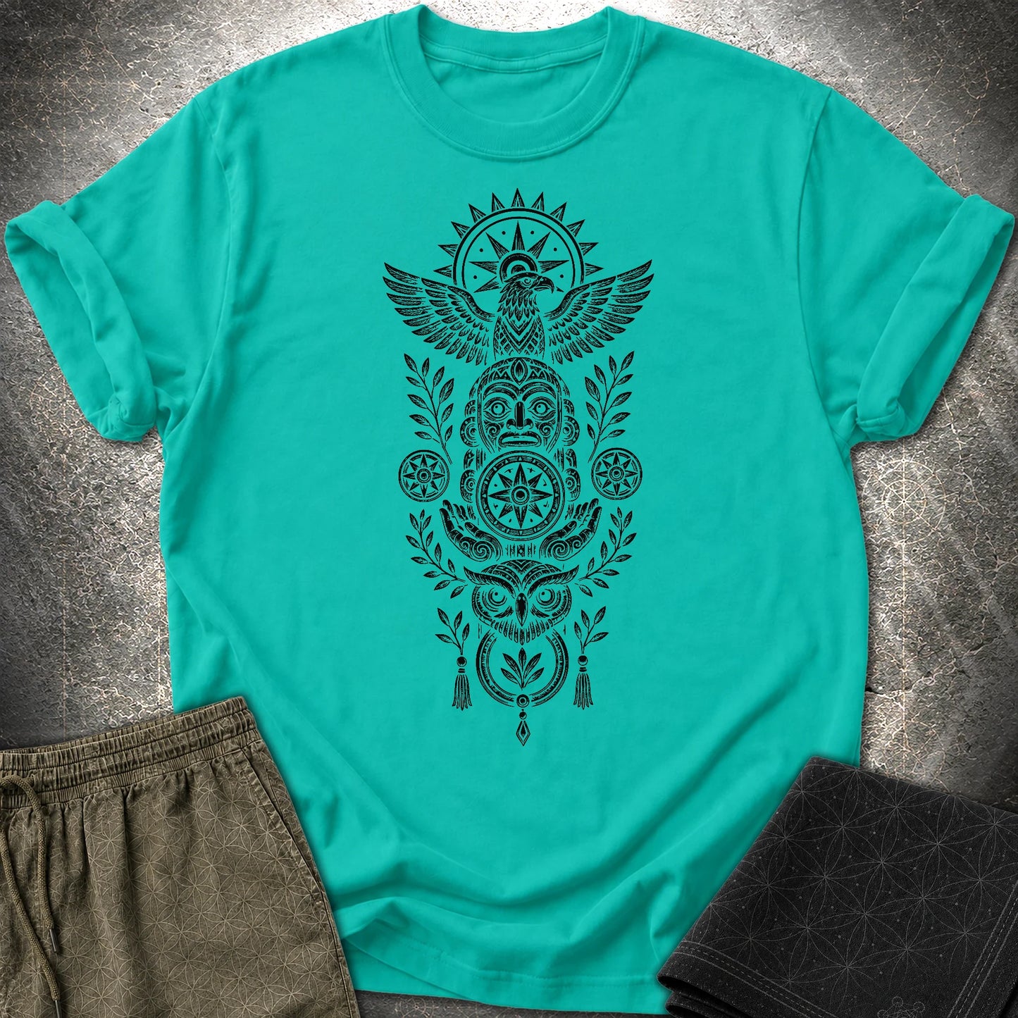 Totem Black - Totem Black T-Shirt - Jade Dome