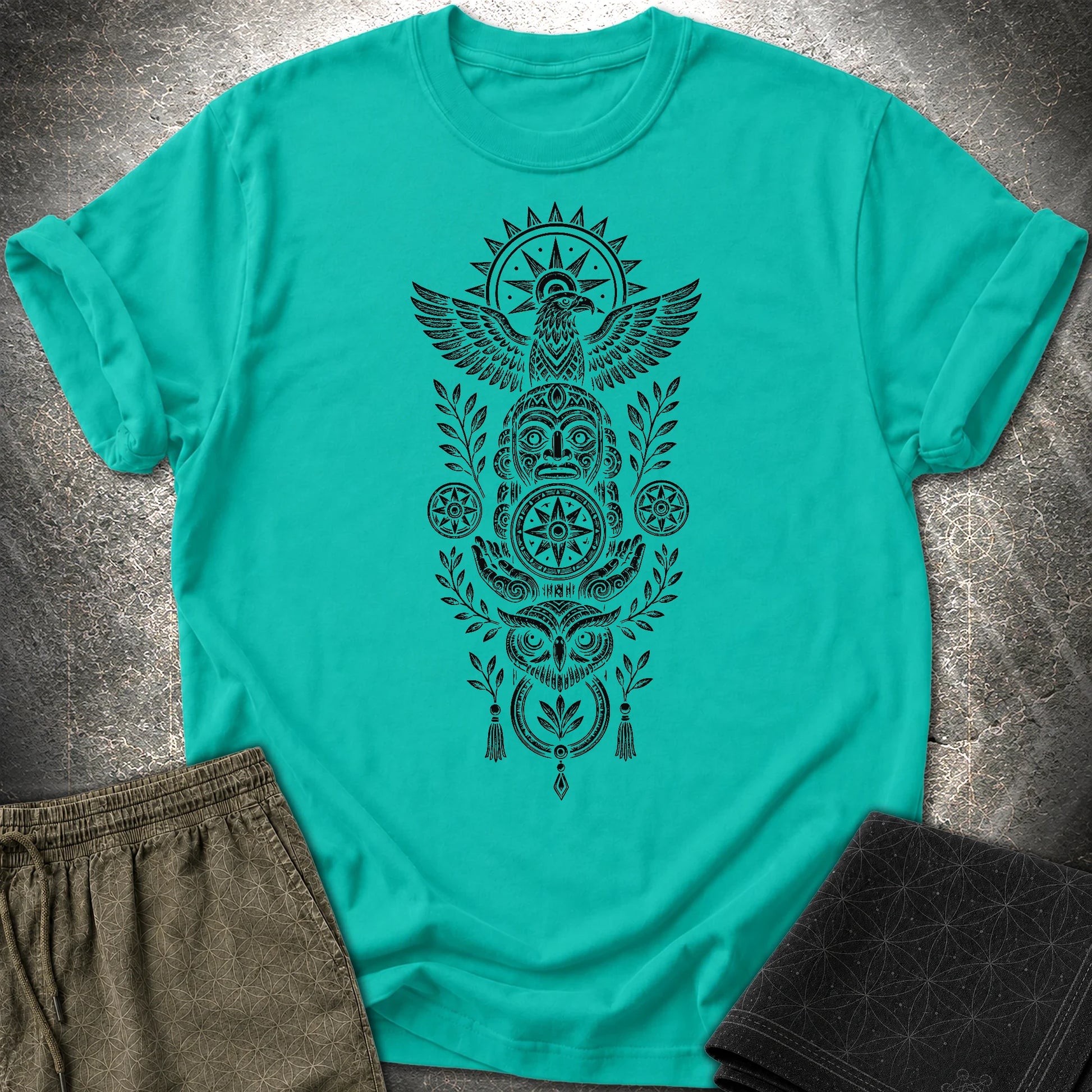 Totem Black - Totem Black T-Shirt - Jade Dome
