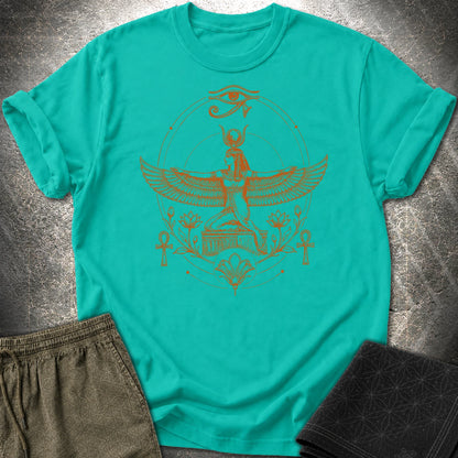 Winged Goddess of the Nile - Winged Goddess of the Nile T-Shirt - Jade Dome