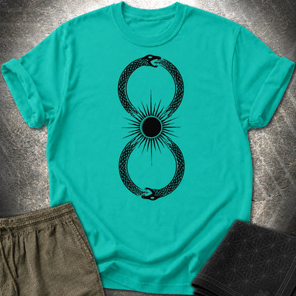 Ouroboros Sun - Ouroboros Sun T-Shirt - Jade Dome