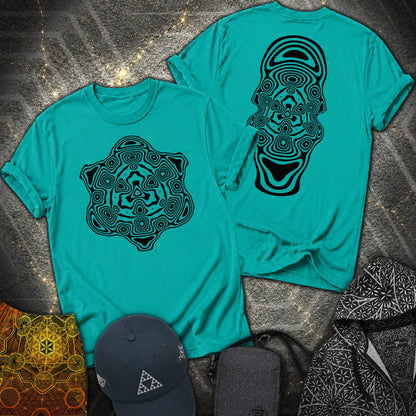 Mind Blown Black 2 Sided T-Shirt - Mind Blown Black 2 Sided T-Shirt - Jade Dome