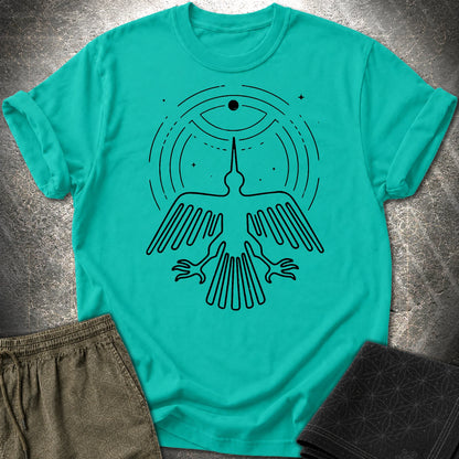 Geoglif Ptaka Biale - Geoglif Ptaka Biale T-Shirt - Jade Dome