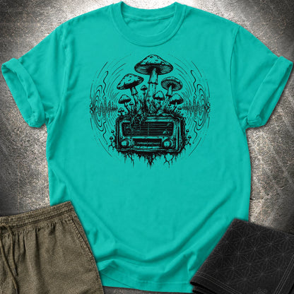 Mushroom Radio - Mushroom Radio T-Shirt - Jade Dome