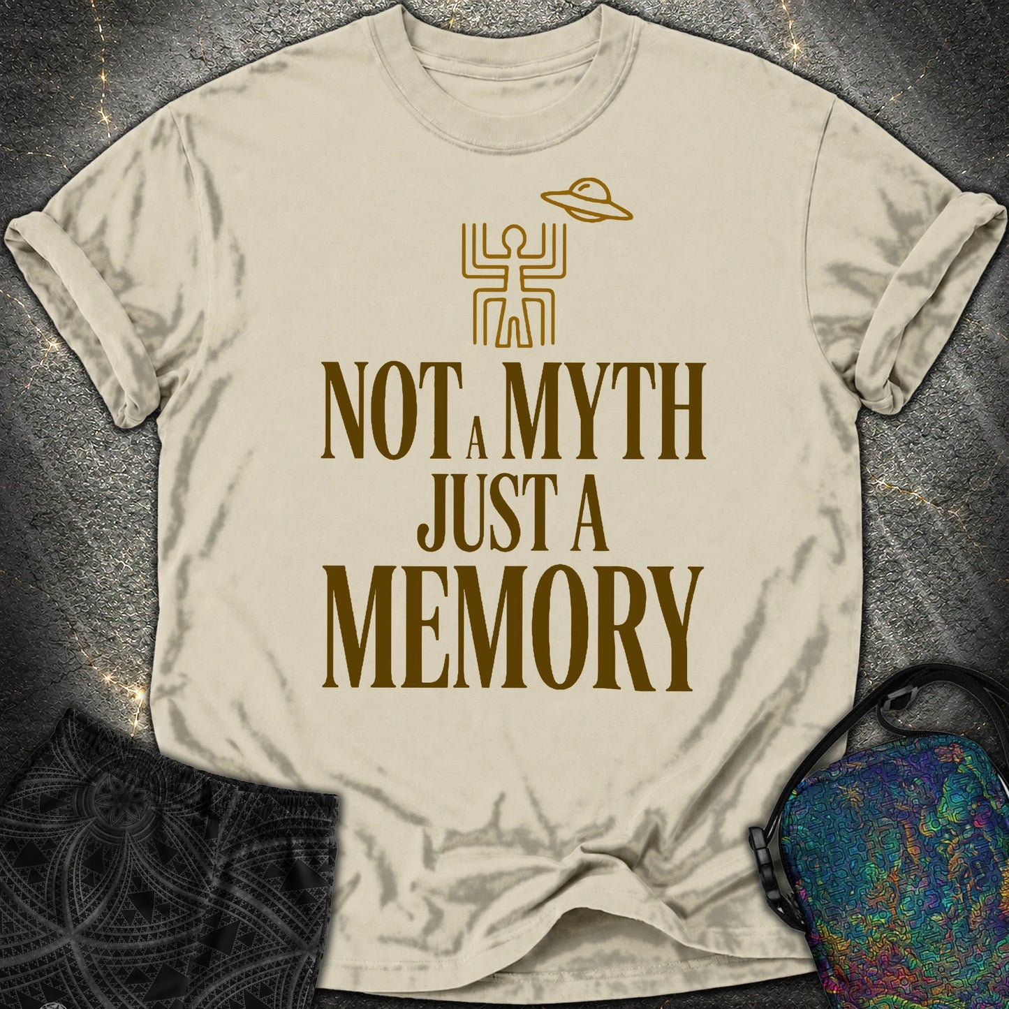 Not A Myth Ciemne - Not A Myth Ciemne Comfort T-Shirt - Khaki