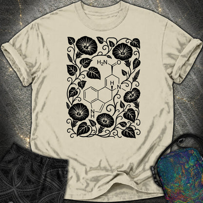Morning Glory Molecule - Morning Glory Molecule Comfort T-Shirt - Khaki