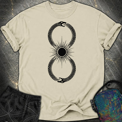 Ouroboros Sun - Ouroboros Sun Comfort T-Shirt - Khaki