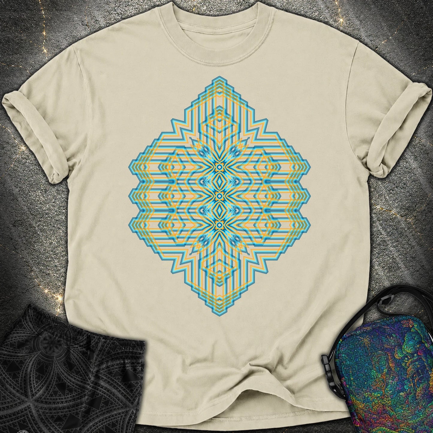 Triune Signal Temple - Triune Signal Temple Comfort T-Shirt - Khaki