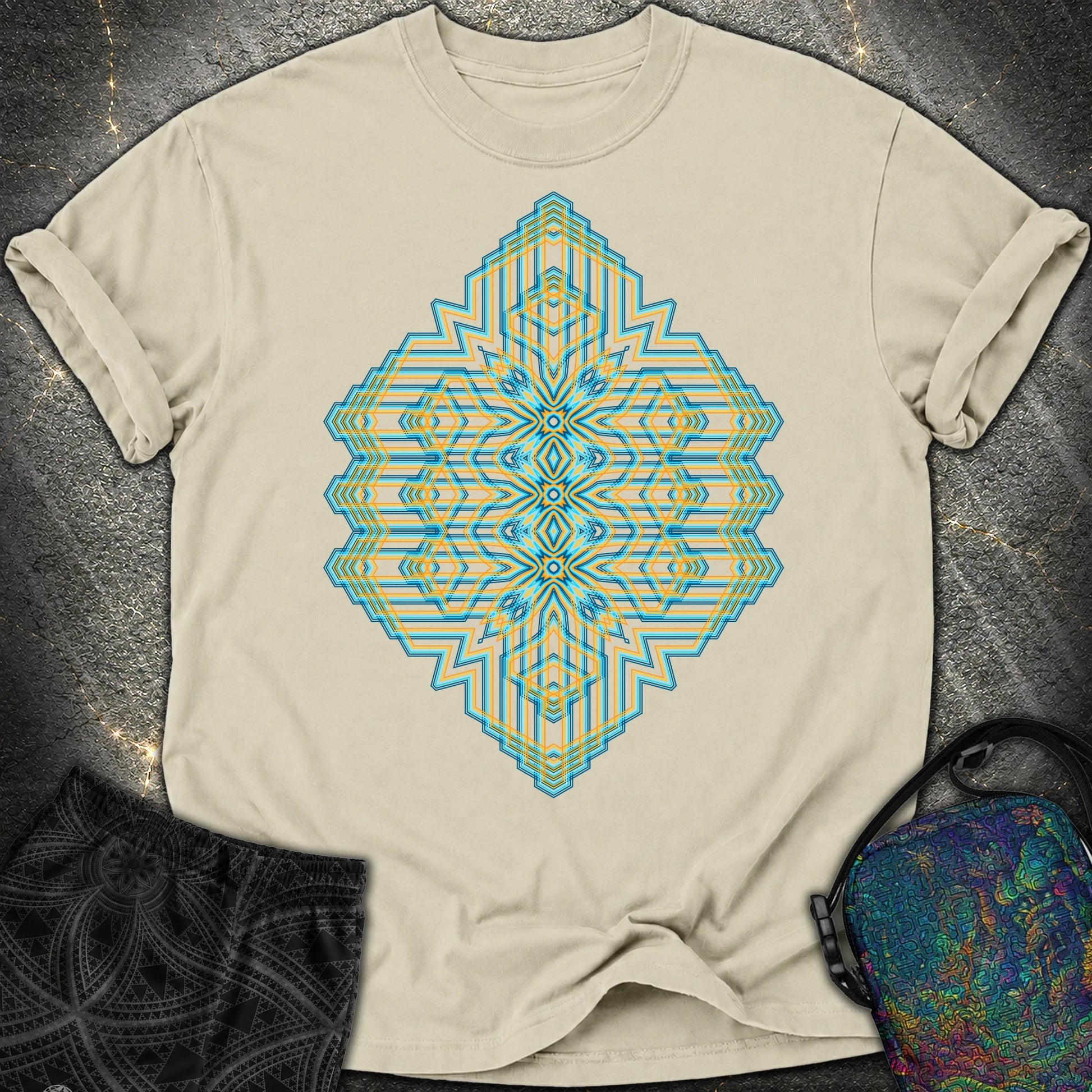 Triune Signal Temple - Triune Signal Temple Comfort T-Shirt - Khaki