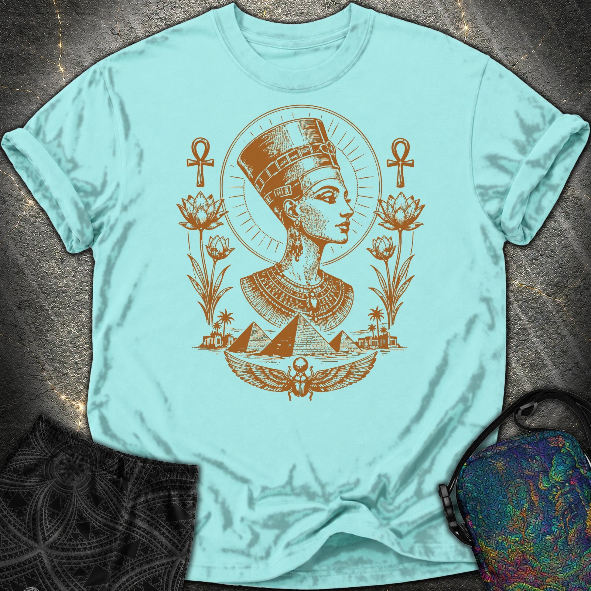 Royal Queen of the Nile - Royal Queen of the Nile Comfort T-Shirt - Lagoon Blue