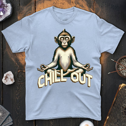 Chill Out Meditating Monkey T-Shirt