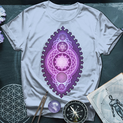 Fractal Sacred Geometry Fusion T-Shirt