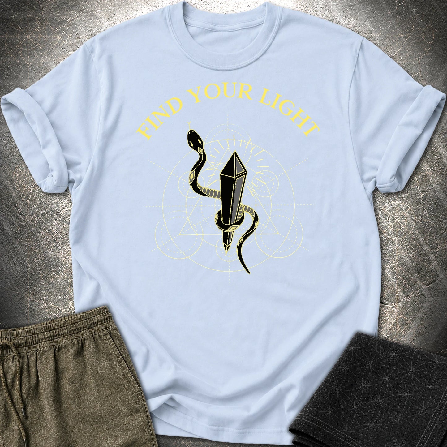 Find Your Light T-Shirt - Find Your Light T-Shirt - Light Blue