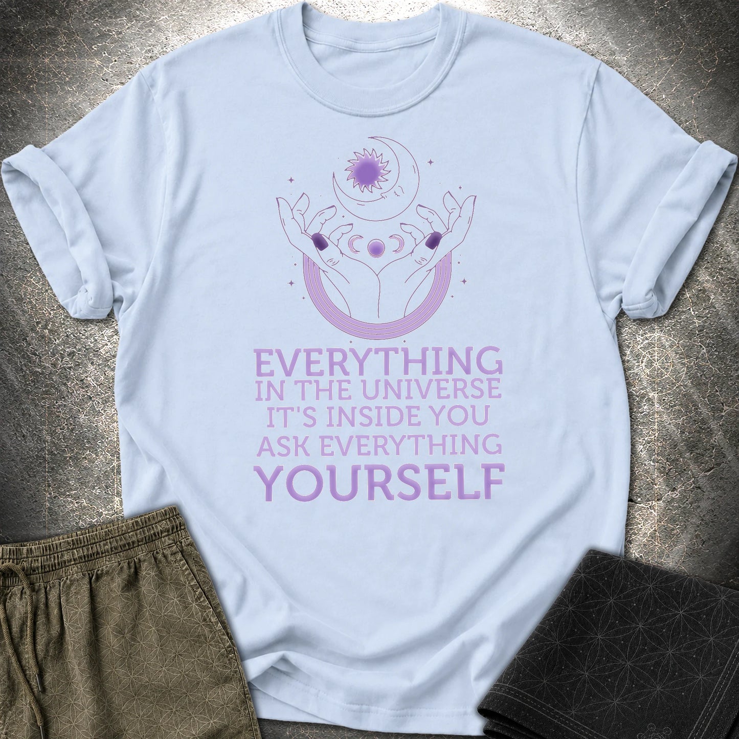 Everything Is Inside You T-Shirt - Everything Is Inside You T-Shirt - Light Blue